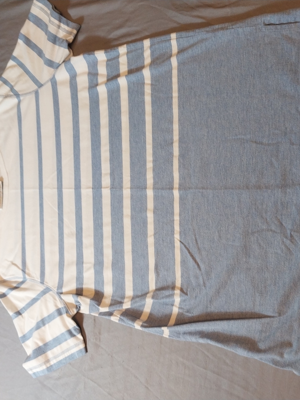 Vintage 90s Lauren Brooke color Block Striped T-Shirt #272